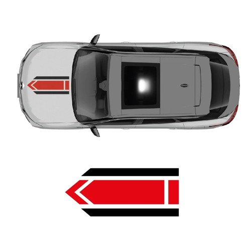 Autodachaufkleber pfeil - autodachaufkleber,