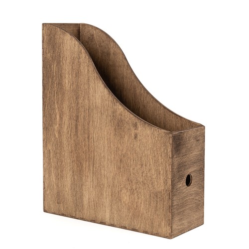 Zeitschriftenhalter holz eiche - holz,