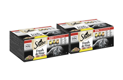 100x50g sheba katzenfutter - 100x50g,