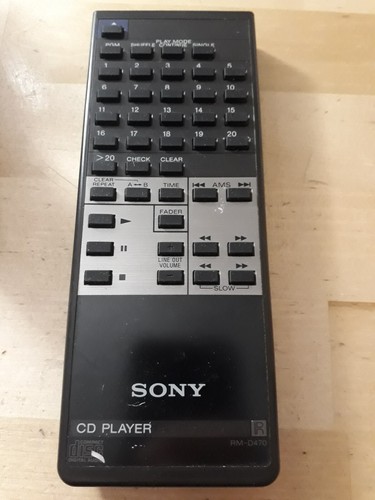 Original sony d470 - original, rm-d470