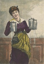 MÜNCHEN - Brauhaus - Münchener Kindl - Holzstich, 1882