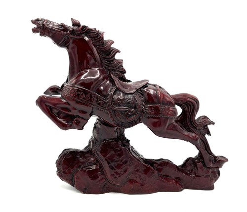 Springender hengst statue - hengst,