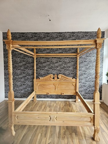 Himmelbett ehebett säulenbett - ehebett,