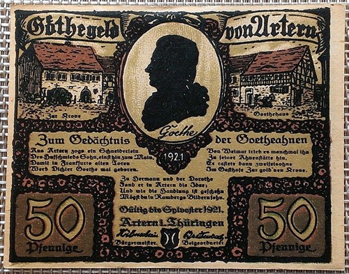 Notgeld pfennig artern - 50,