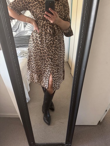 Kleid tigermuster marke zara - tigermuster,