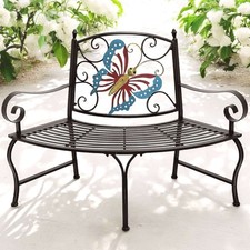 Baumbank Halbrund Wetterfest