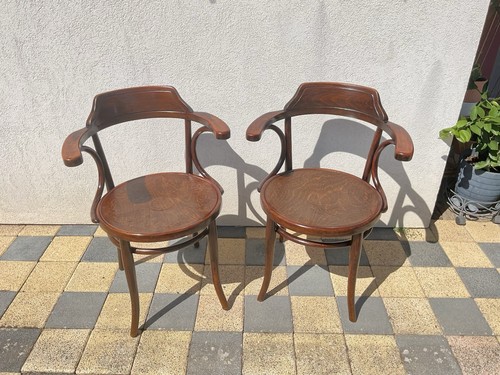 Thonet armlehnstühle b3 - armlehnstühle,
