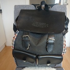 Rucksack groß gestreift bunt /schwarz Top Fashion Elephant    ca 42 x 38 cm