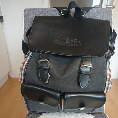 Rucksack groß gestreift bunt