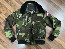 Canada Goose Classic Camo Gr. XS Bromley Shearling Trimmed Bomber Jacket