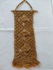 Macrame Wandteppiche mit 3 Knoten / Wand Dekor - Handarbeit einer Oma - Nachlass
