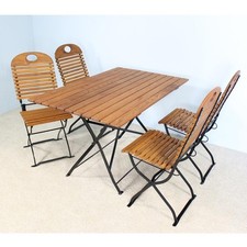 Gartentisch holz schwarz