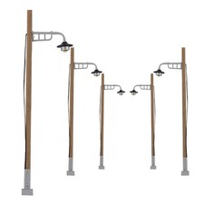 Evemodel 5 Stück Spur N 1:160