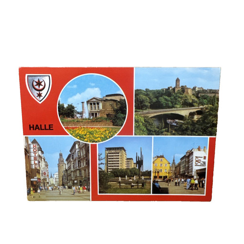 Postkarte halle saale - ak,