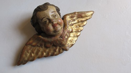 Geflügelter engelskopf - geflügelter,