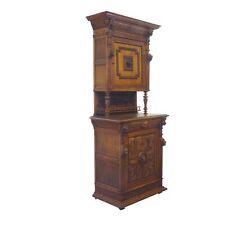 Buffetschrank Buffet Schrank antik Gründerzeit Eiche massiv B: 89 cm -11617-