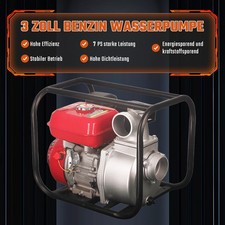 Benzin Wasserpumpe 3"