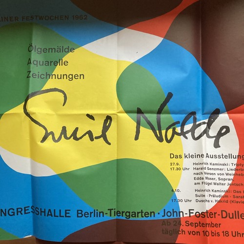 Emil nolde ausstellungsplakat - emil,