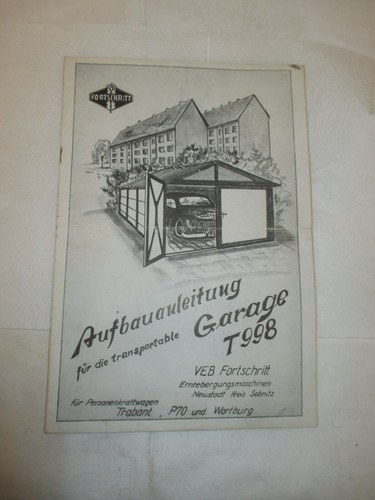 1962 aufbauanleitung garage - garage, t
