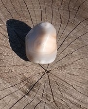 Achat , brasil , Chalcedon, Rosa und blau, aus meiner Sammlung.Trommelstein.