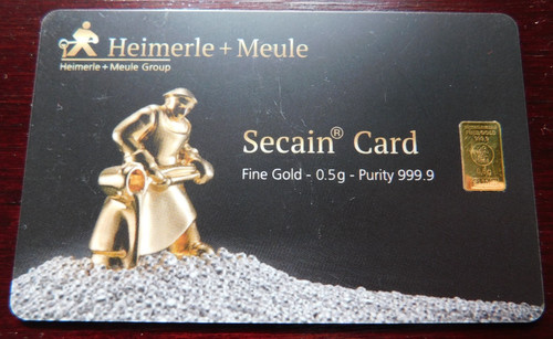 Goldbarren gramm heimerle - 0,5,