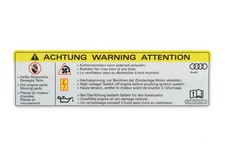 Original Audi Kennschild