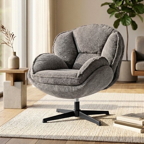 Homcom ohrensessel drehbarer - ohrensessel,