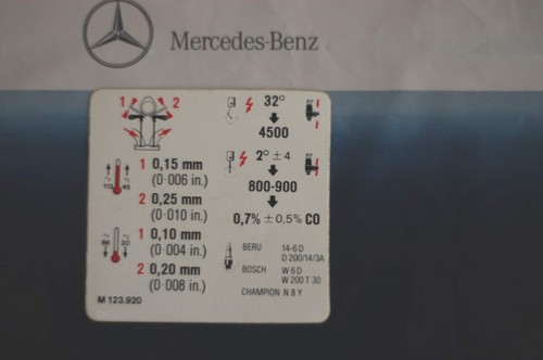 Mercedes w123 motor m123 920 - w123,
