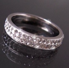 Ring Edelstahl Strass