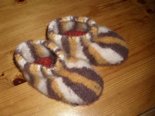 Hausschuhe kinder strickfilz - hausschuhe,