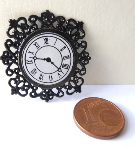 Uhr wanduhr metall nostalgie - uhr,