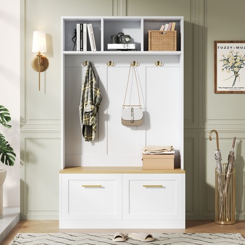 Garderoben set mit sitzbank - garderoben-set,