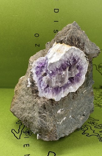 Amethyst calcit geode - calcit,