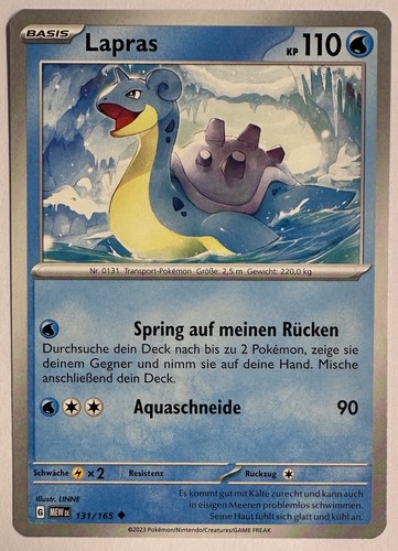 Pokémon karte lapras - pokémon,