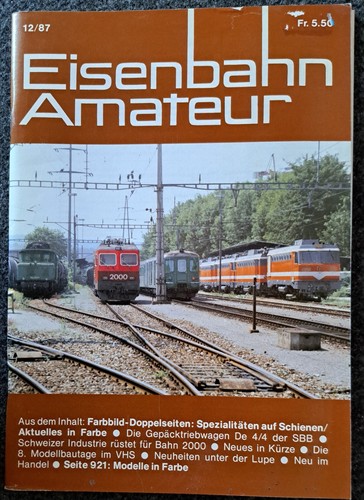 Eisenbahnamateur jahrgang 1987 - eisenbahnamateur,