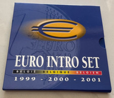 Belgien Euro Intro Set Kursmünzensatz KMS 1999 + 2000 + 2001 Auflage 40.000