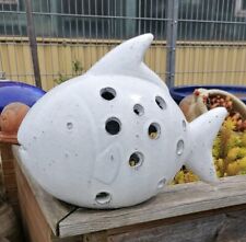 2. Wahl !! Fisch 38 cm aus frostfesten Steinzeug Garten Teich Wasser Figur Tier