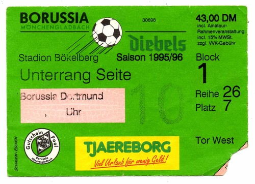 Ticket borussia - bl,