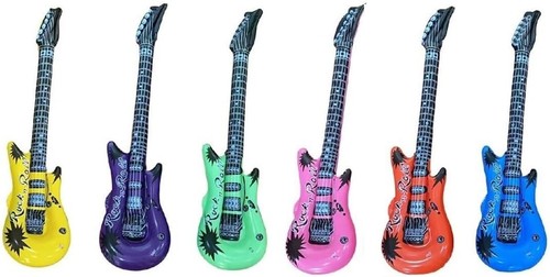 Aufblasbare luftgitarre - aufblasbare,