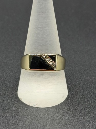 Mens 9ct yellow - mens, gold
