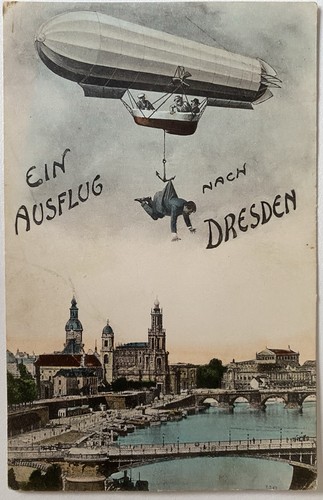 Zeppelin ansichtskarte ein - ak,