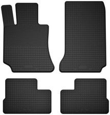 Gummifußmatten für: Mercedes C W204 (bj. 2007-2014) Schwarz Automatten 4-tlg set