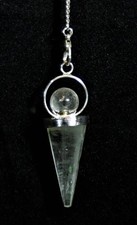 Edelstein Pendel aus Bergkristall -