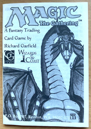 Mtg revised edition rule book - edition,