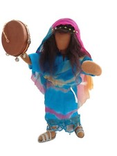 Erzählfigur "Miriam mit Tamburin" 28 cm - ähnlich Egli-Figur, Erzählfiguren