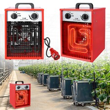 5KW Bauheizer Elektro Heizung Heizgerät Baulüfter Heizstrahler ElektroHeizlüfter