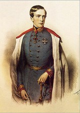 Der 18jährige Kaiser Franz Josef I. Österreich Wien Hofburg Sissi K&K A3 110