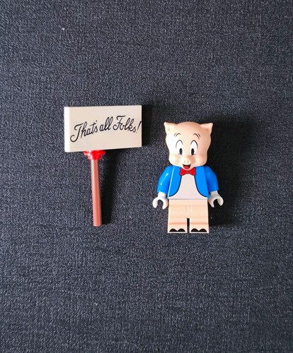 Lego minifigur porky pig - porky,