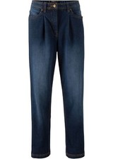 Jeans 7/8-Länge Karottenform Gr. 38 Dark Blue Damen-Pants Capri-Hose R-Ware Neu