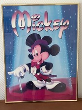Disney Bild Mickey Mouse - Micky Maus - Wandbild mit super Rahmen - 1990er Jahre